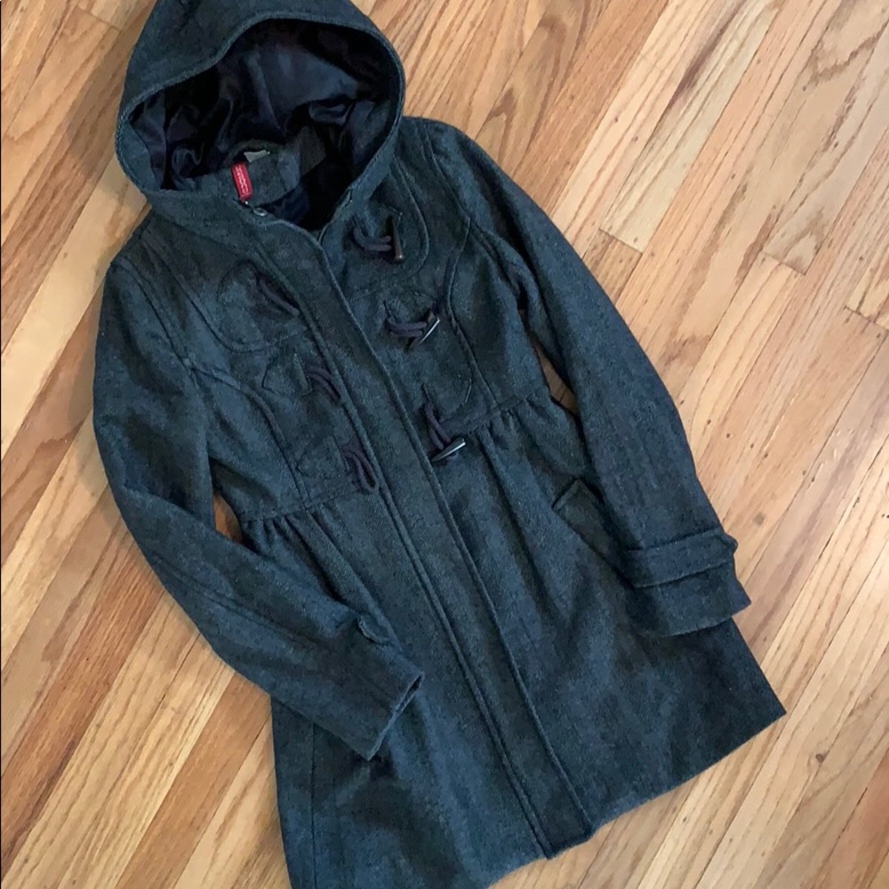H&M toggle button pea coat size 2